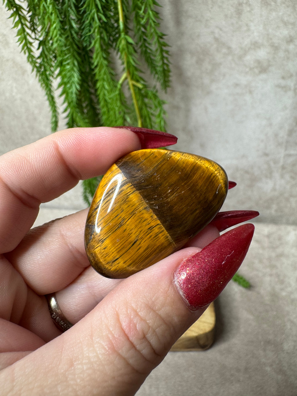 Plattesteen Tijgeroog