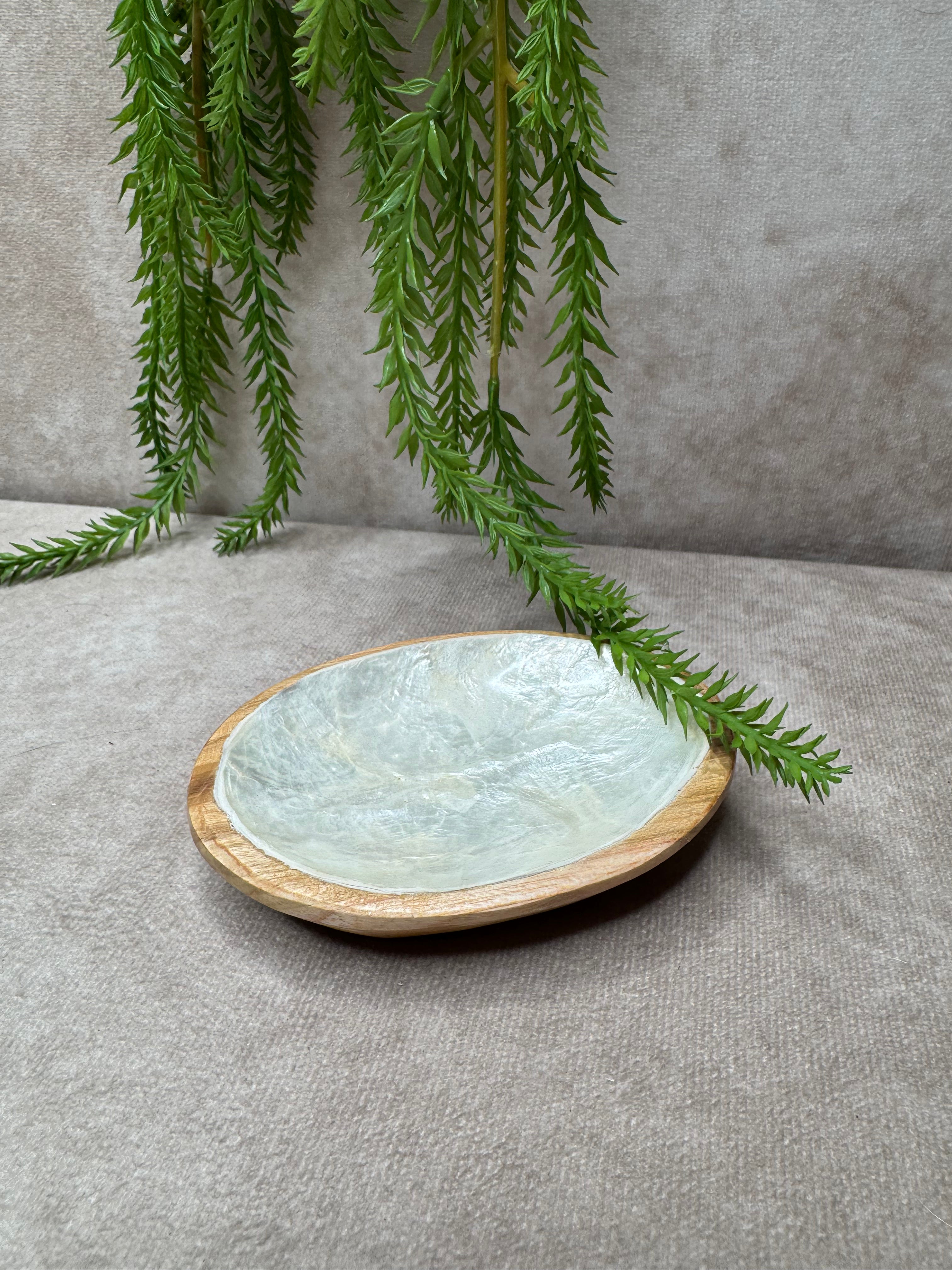 Ovaal schelpen schaaltje