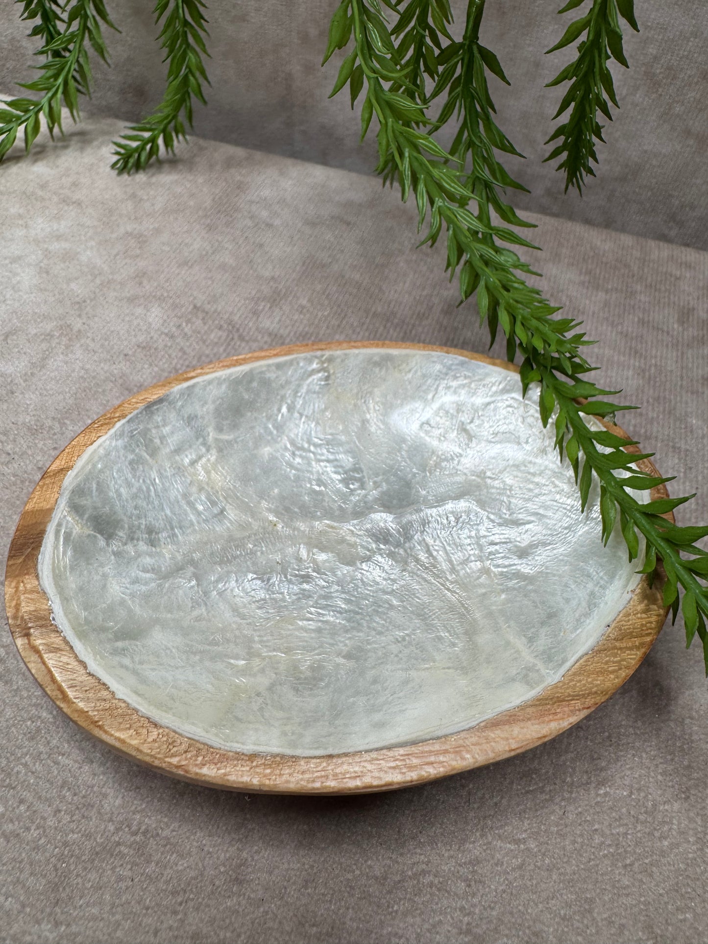 Ovaal schelpen schaaltje