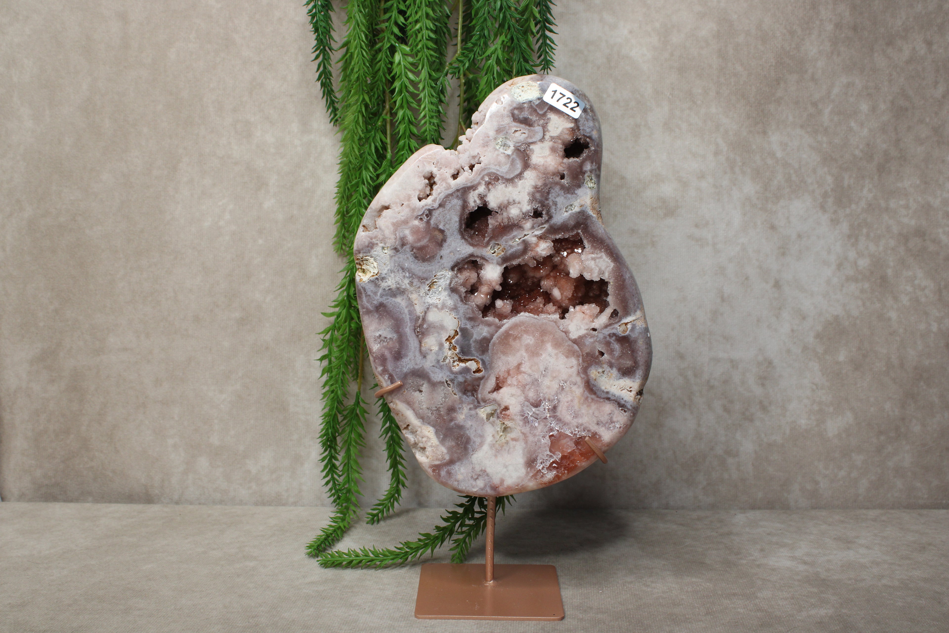 Roze amethist slab #1722