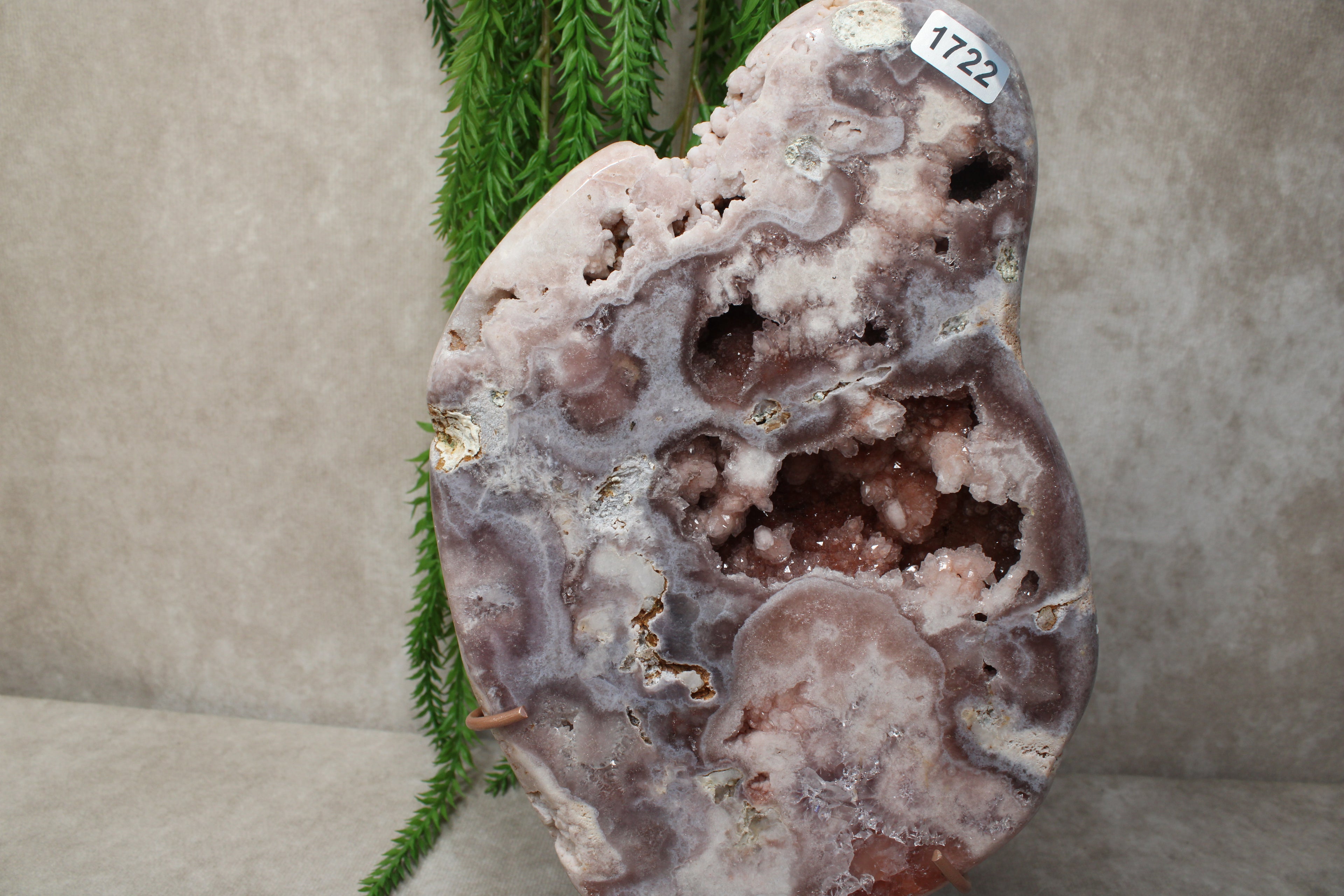 Roze amethist slab #1722