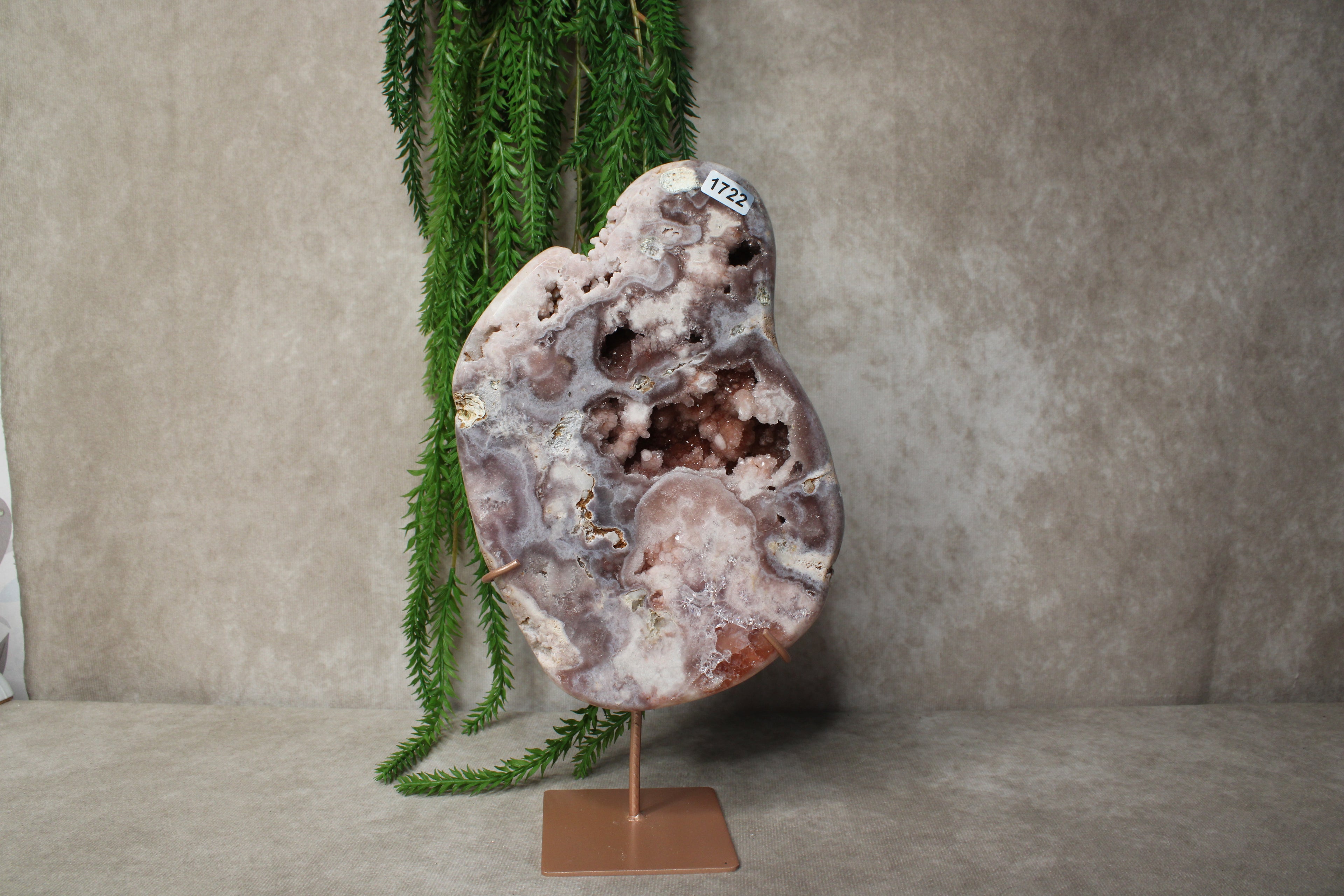 Roze amethist slab #1722