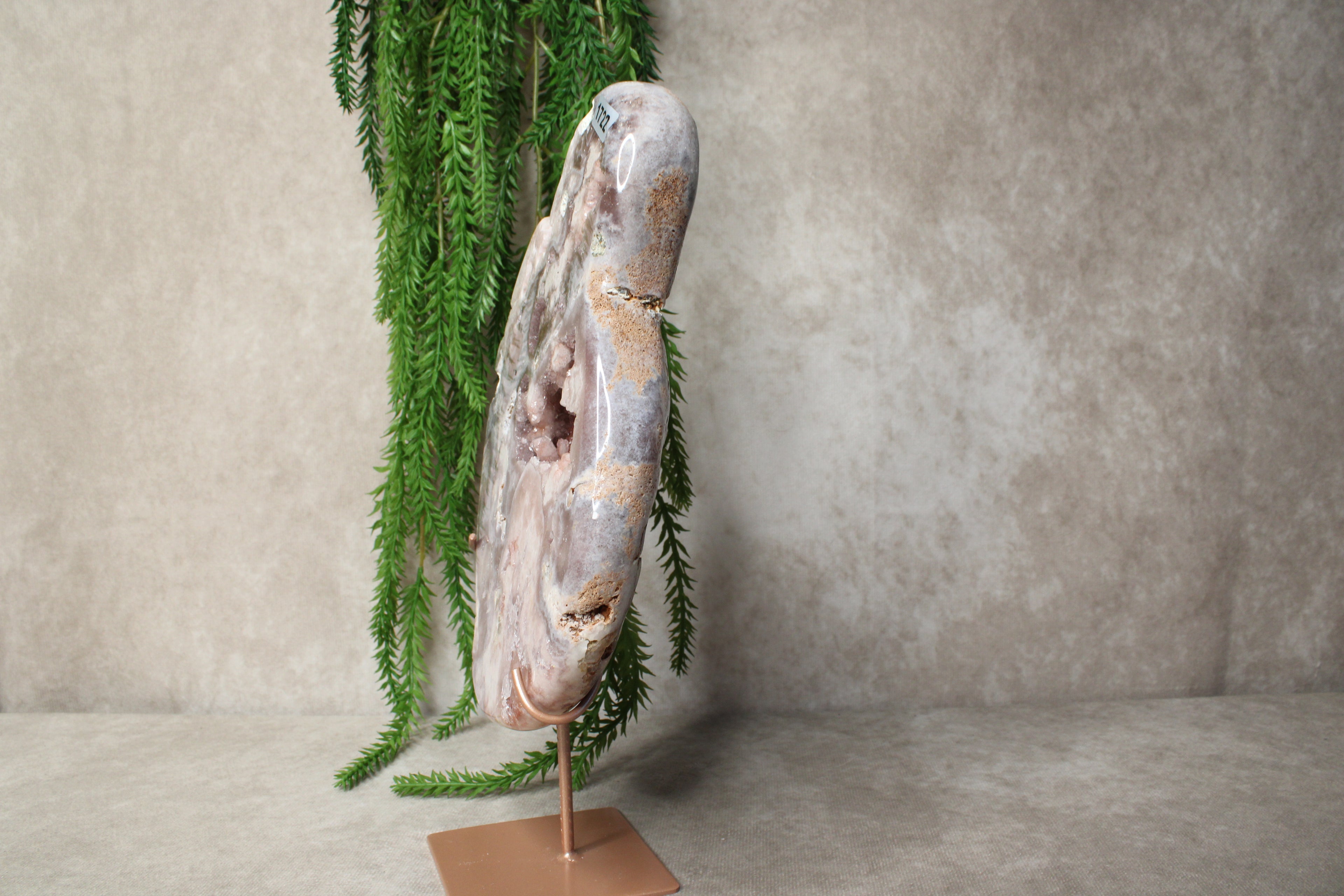 Roze amethist slab #1722