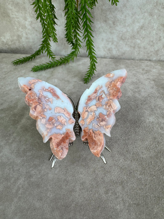 Roze agaat vlinder #4