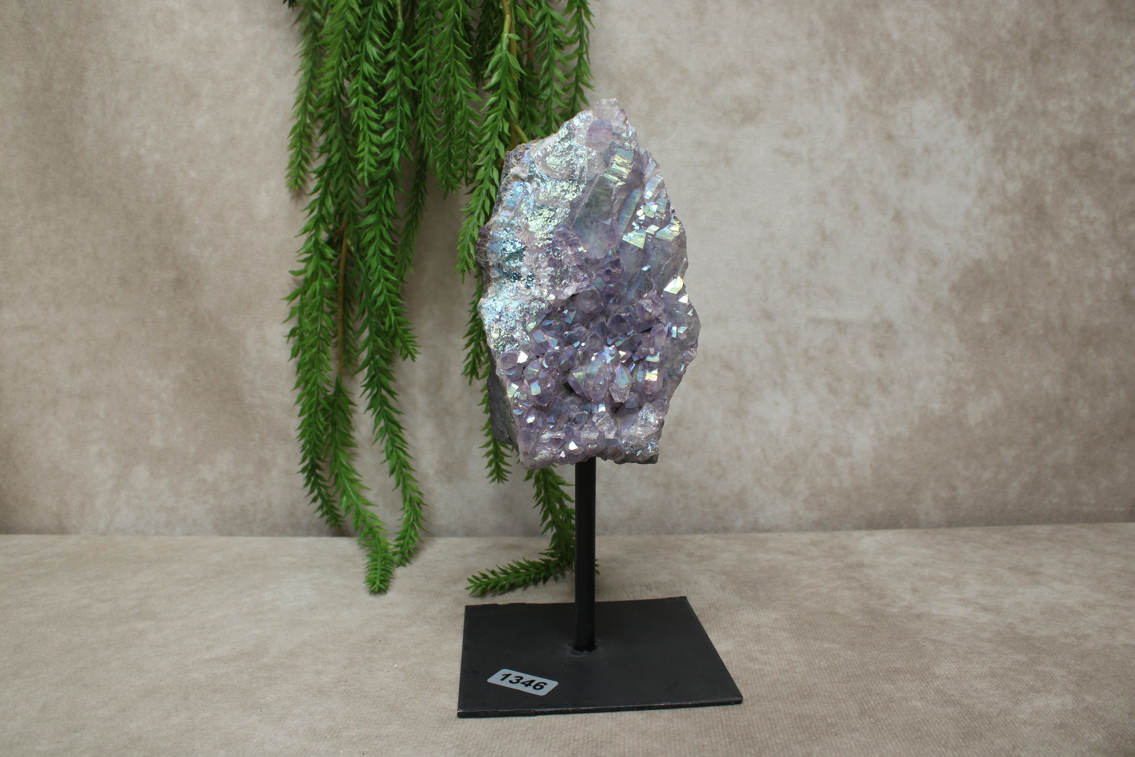 Aura amethist op standaard #1346