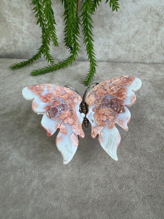 Roze agaat vlinder #5