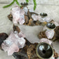 Bolhouder rozenkwarts hout