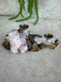 Bolhouder rozenkwarts hout