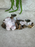 Bolhouder rozenkwarts hout
