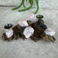 Bolhouder rozenkwarts hout