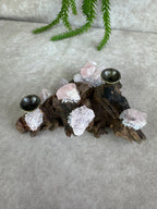 Bolhouder rozenkwarts hout