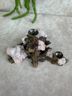 Bolhouder rozenkwarts hout
