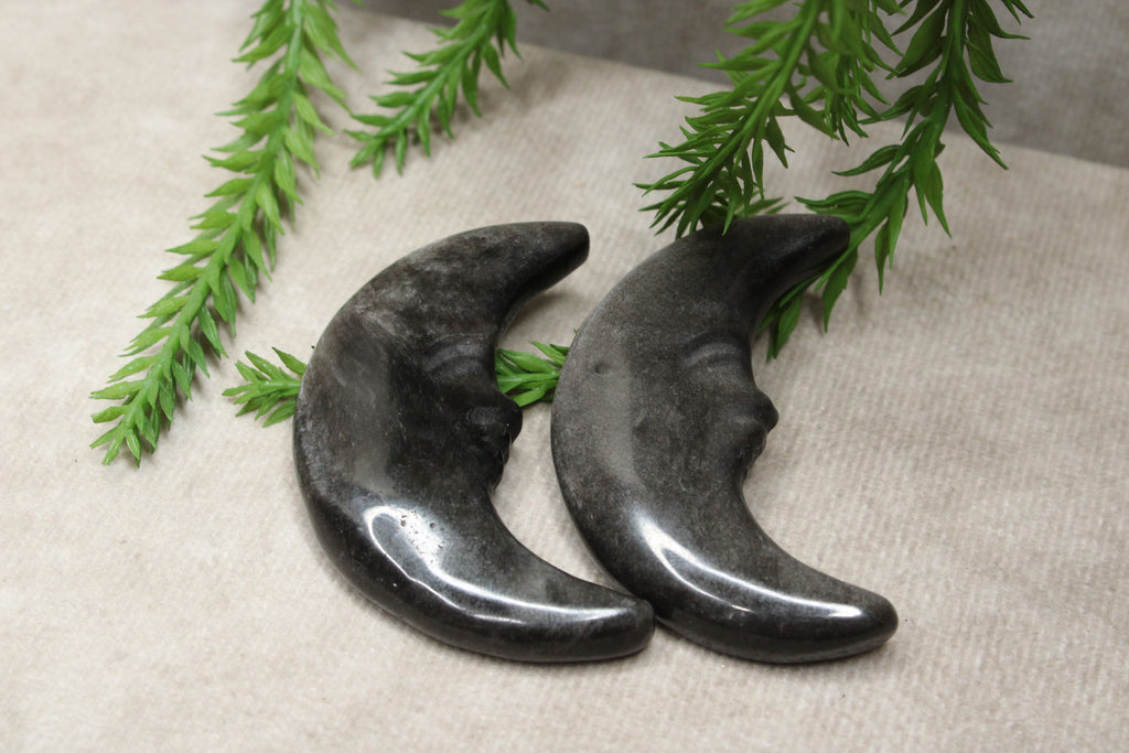 Maan Zilver obsidiaan