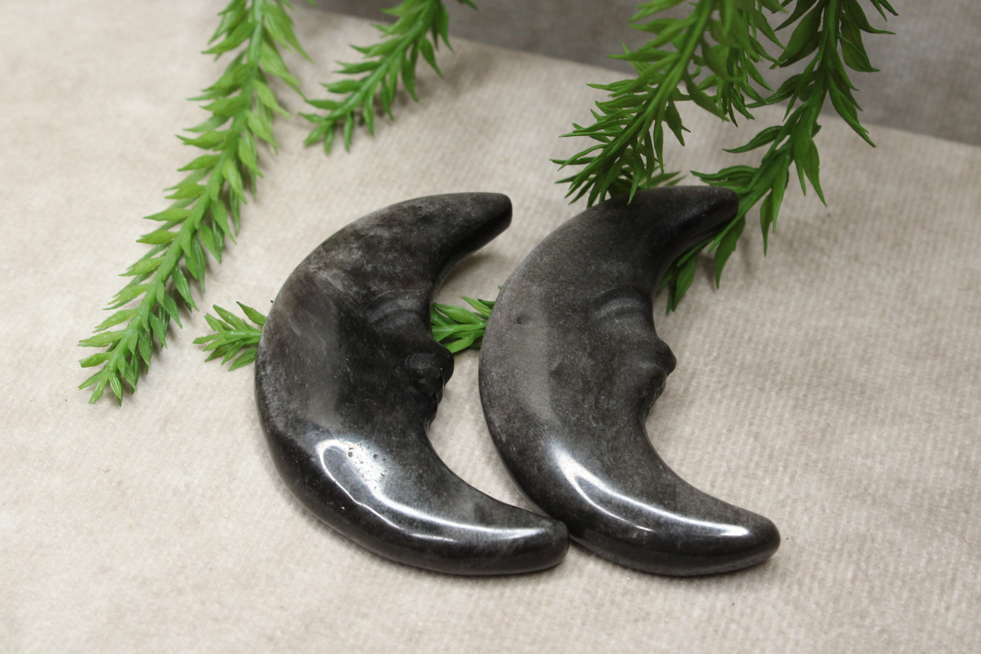 Maan Zilver obsidiaan