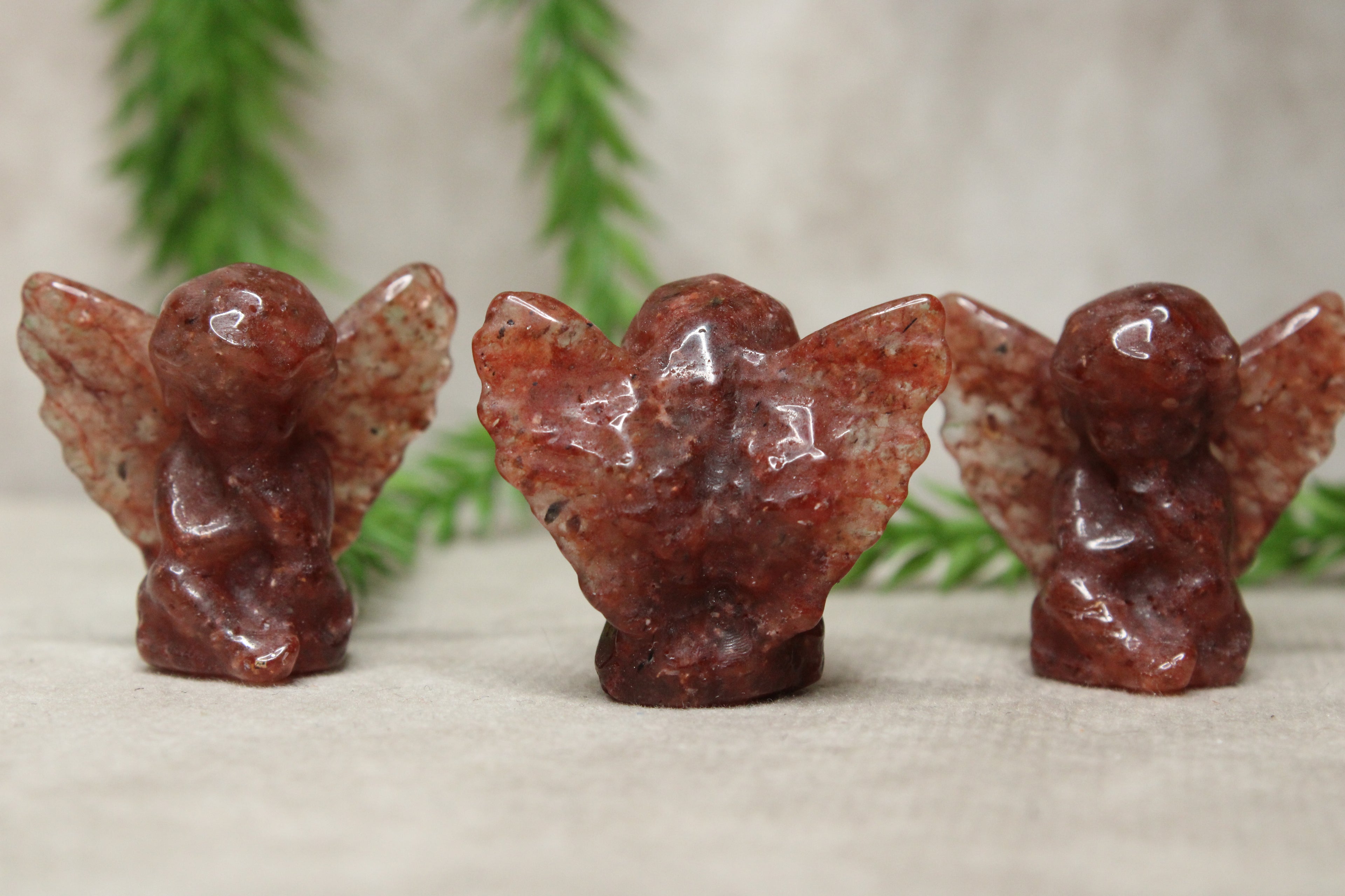 Mini engel Aardbeienkwarts