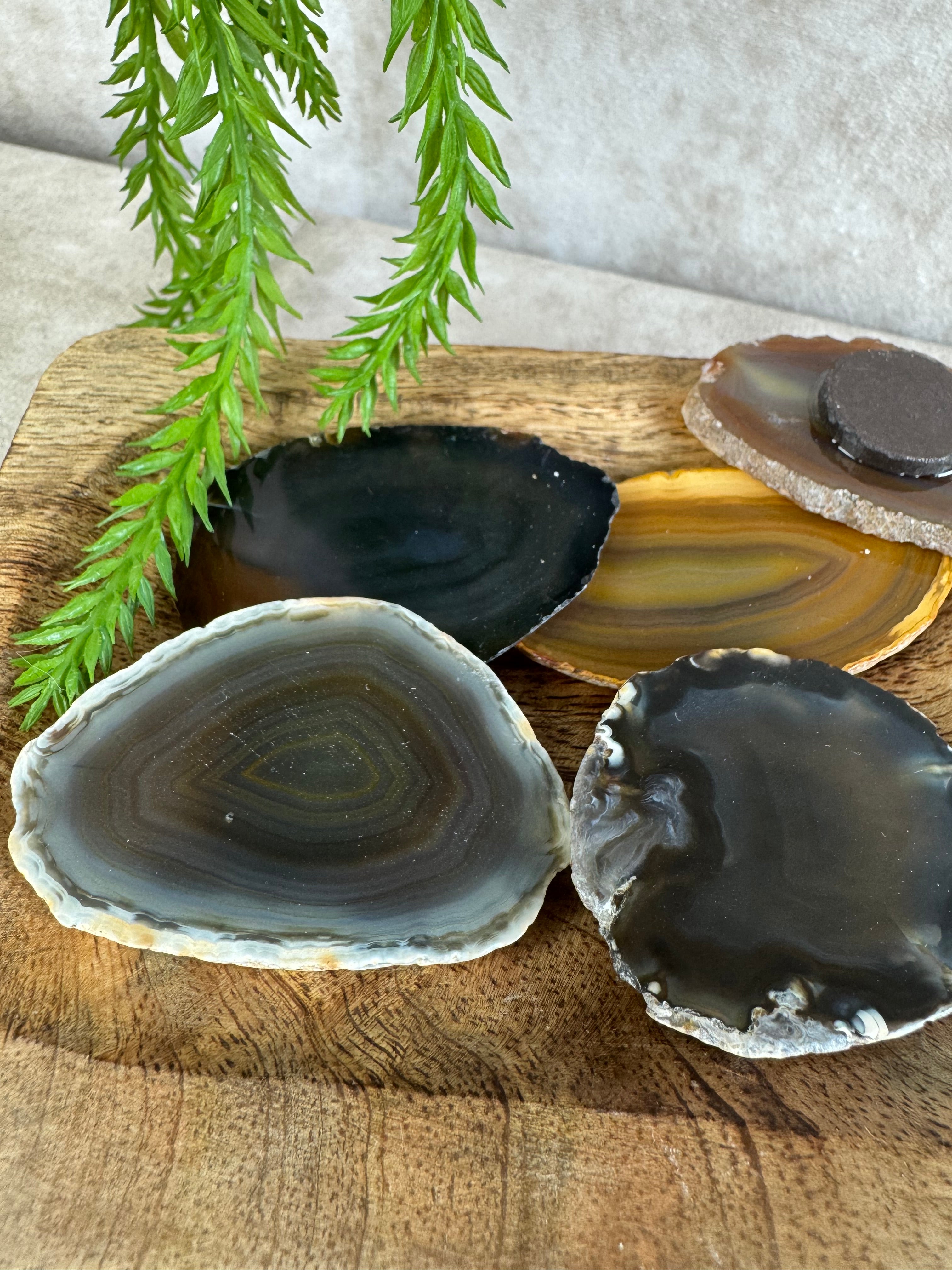 Agaat schijf magneet