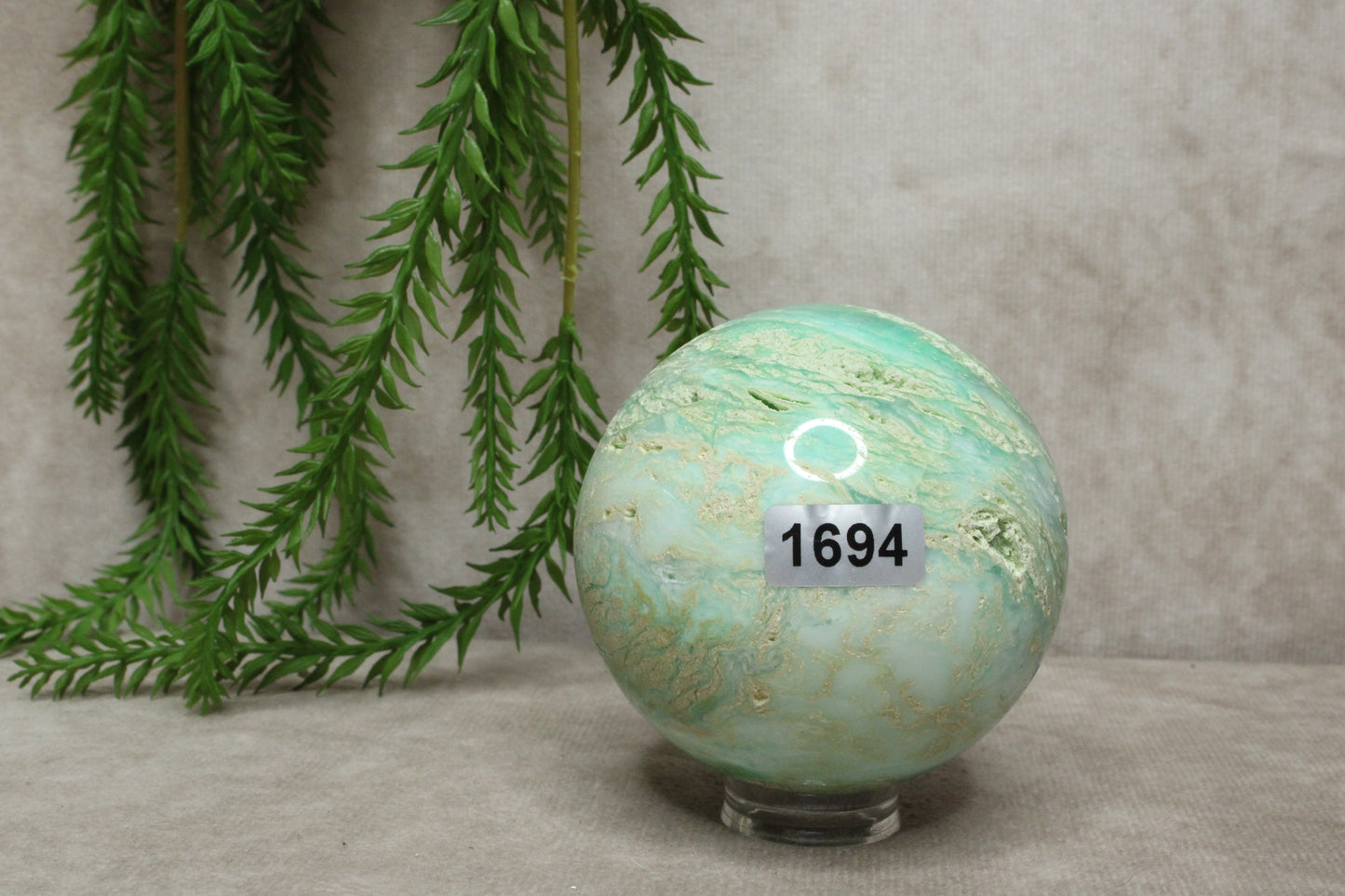 Chrysoprase bol Zeldzaam #1694