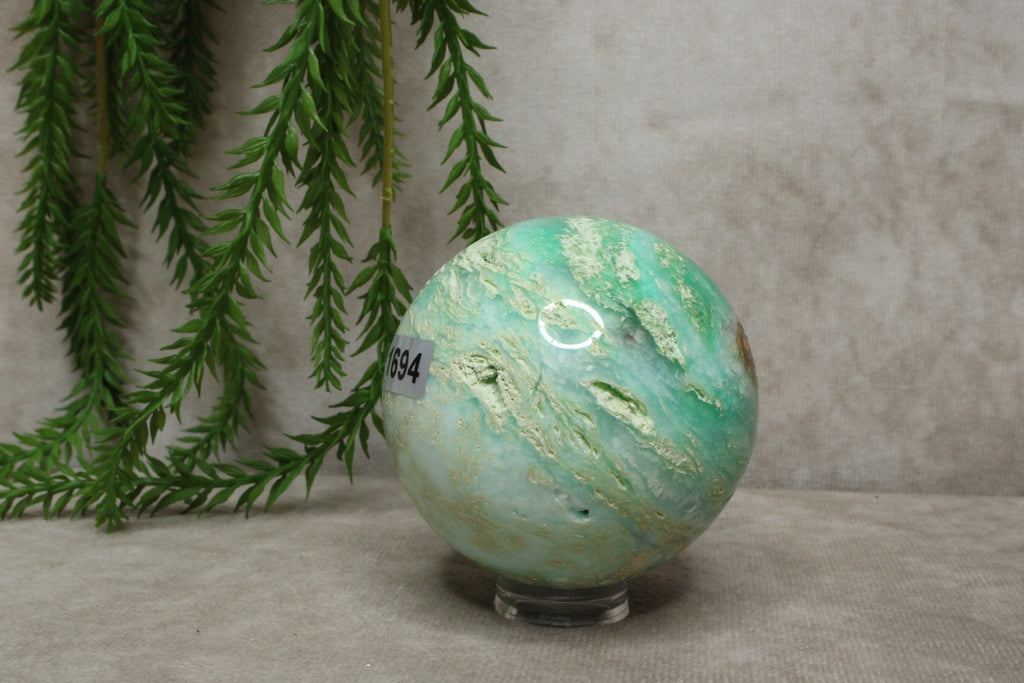 Chrysoprase bol Zeldzaam #1694