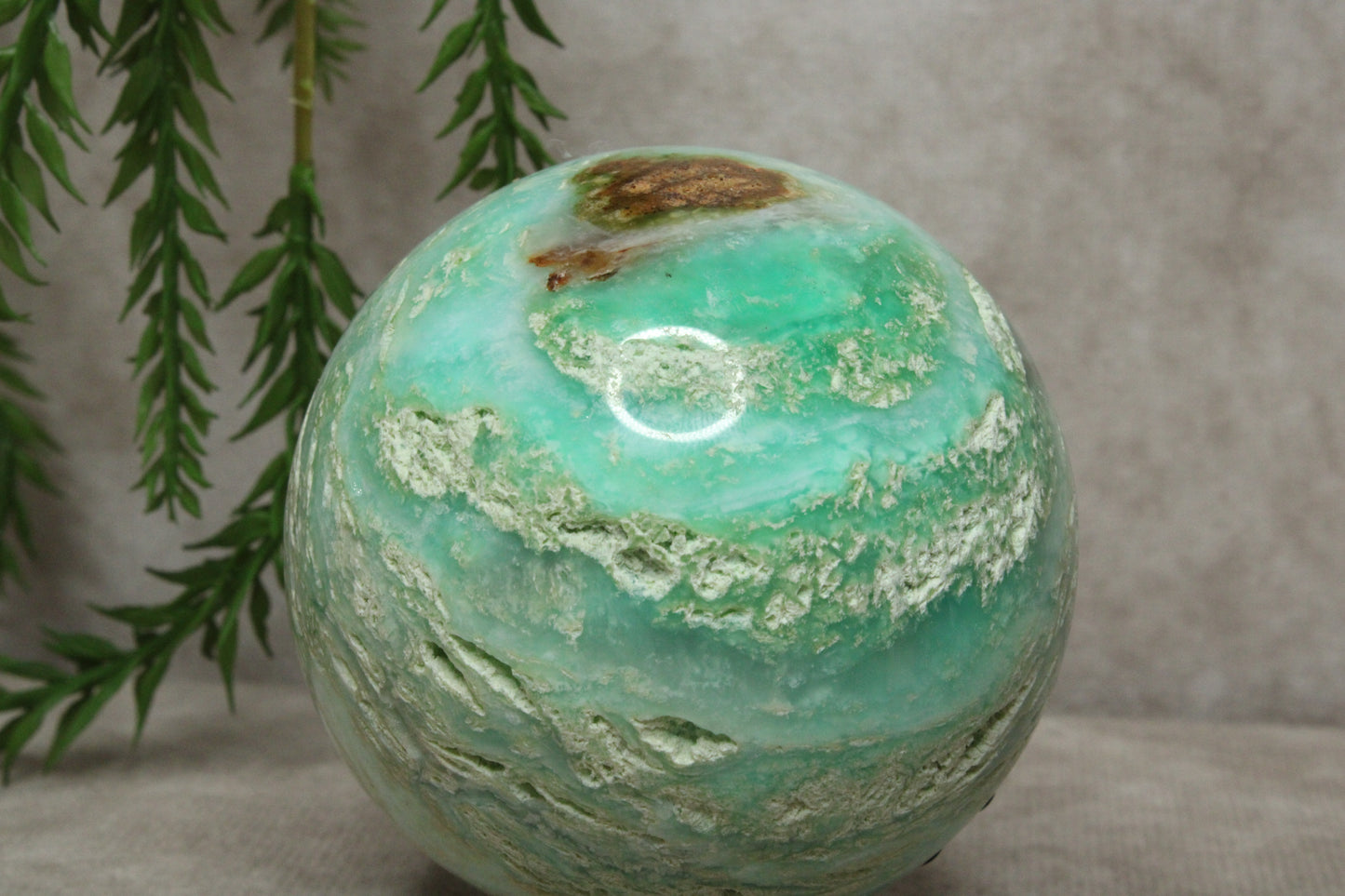 Chrysoprase bol Zeldzaam #1694