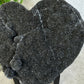 Black amethist hart #1518