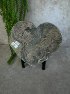 Black amethist hart #1518