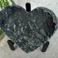 Black amethist hart #1512