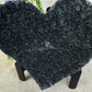Black amethist hart #1516