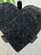 Black amethist hart #1514