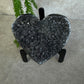 Black amethist hart #1522