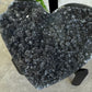Black amethist hart #1522