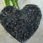 Black amethist hart #1522