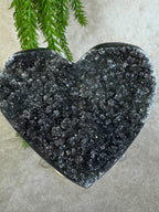 Black amethist hart #1522