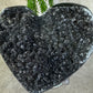 Black amethist hart #1522