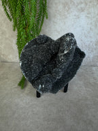 Xxl Black amethist hart #1519