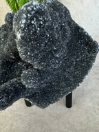 Xxl Black amethist hart #1519