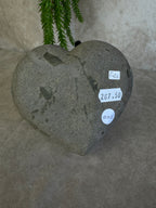 Xxl Black amethist hart #1519