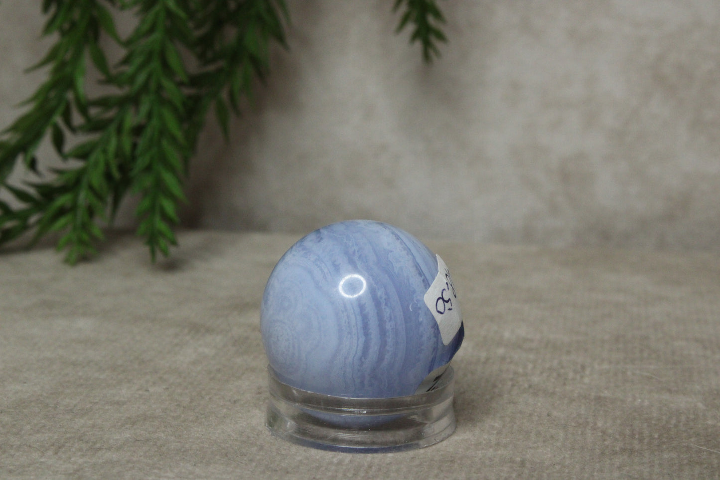 Blue lace agaat bol #1082