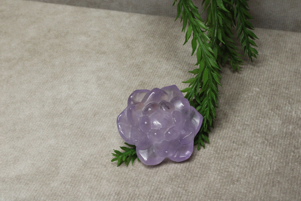 Lotus Rozenkwarts, Bergkristal & Amethist