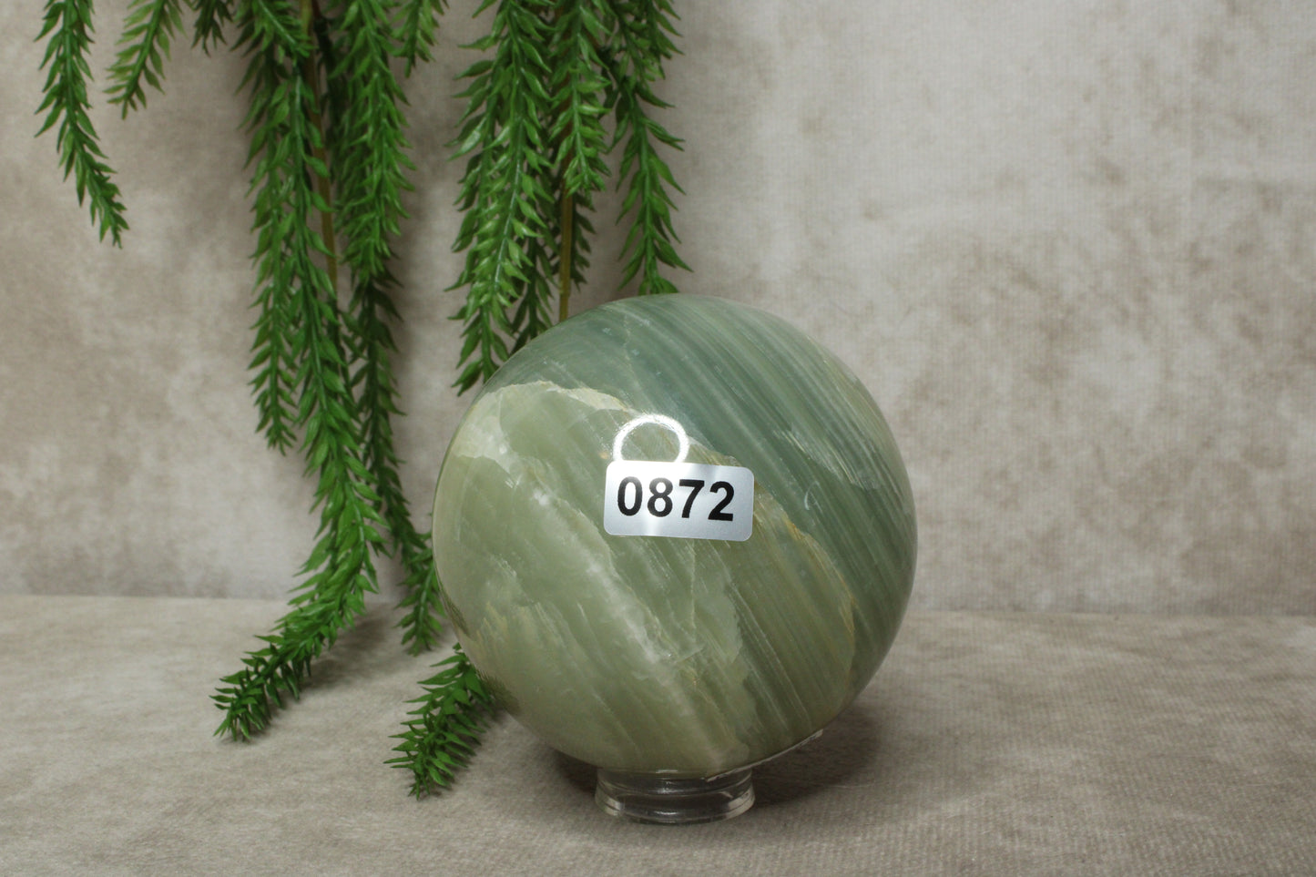 Groene aragoniet bol #0872