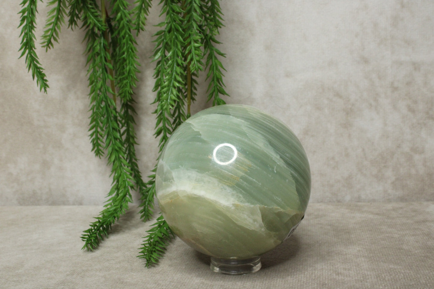 Groene aragoniet bol #0872