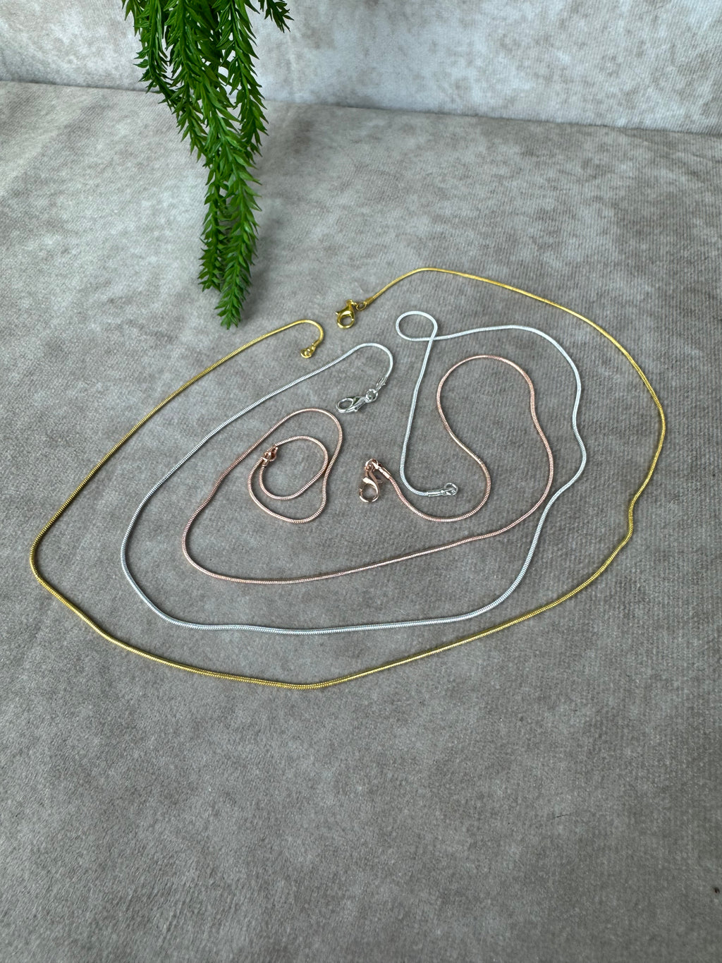 ketting Goud\zilver\roze