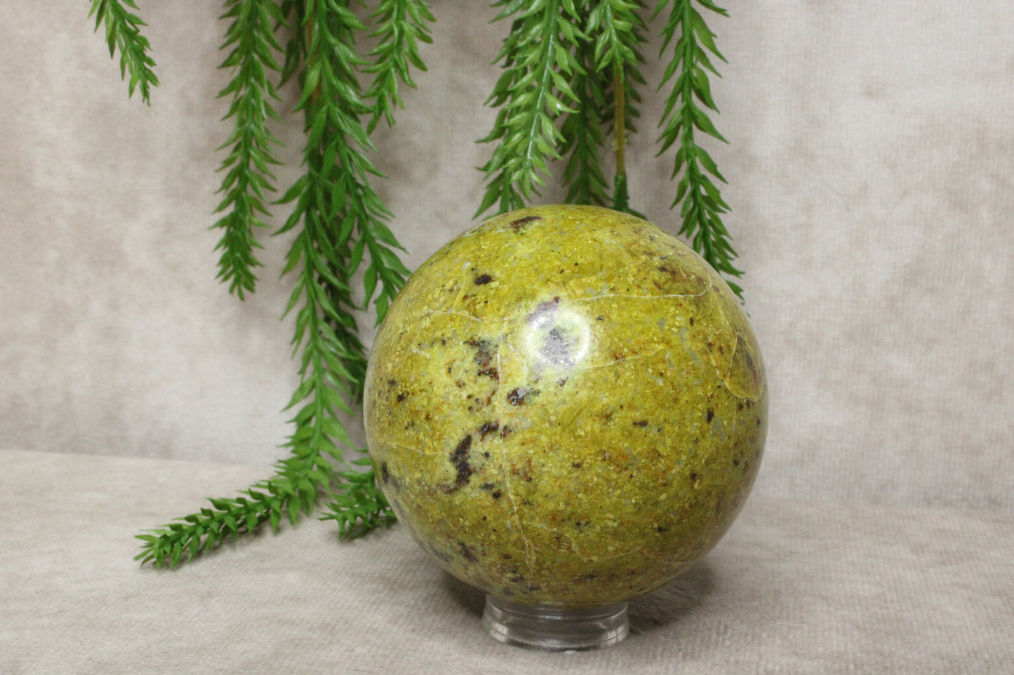 Groene opaal bol #0868