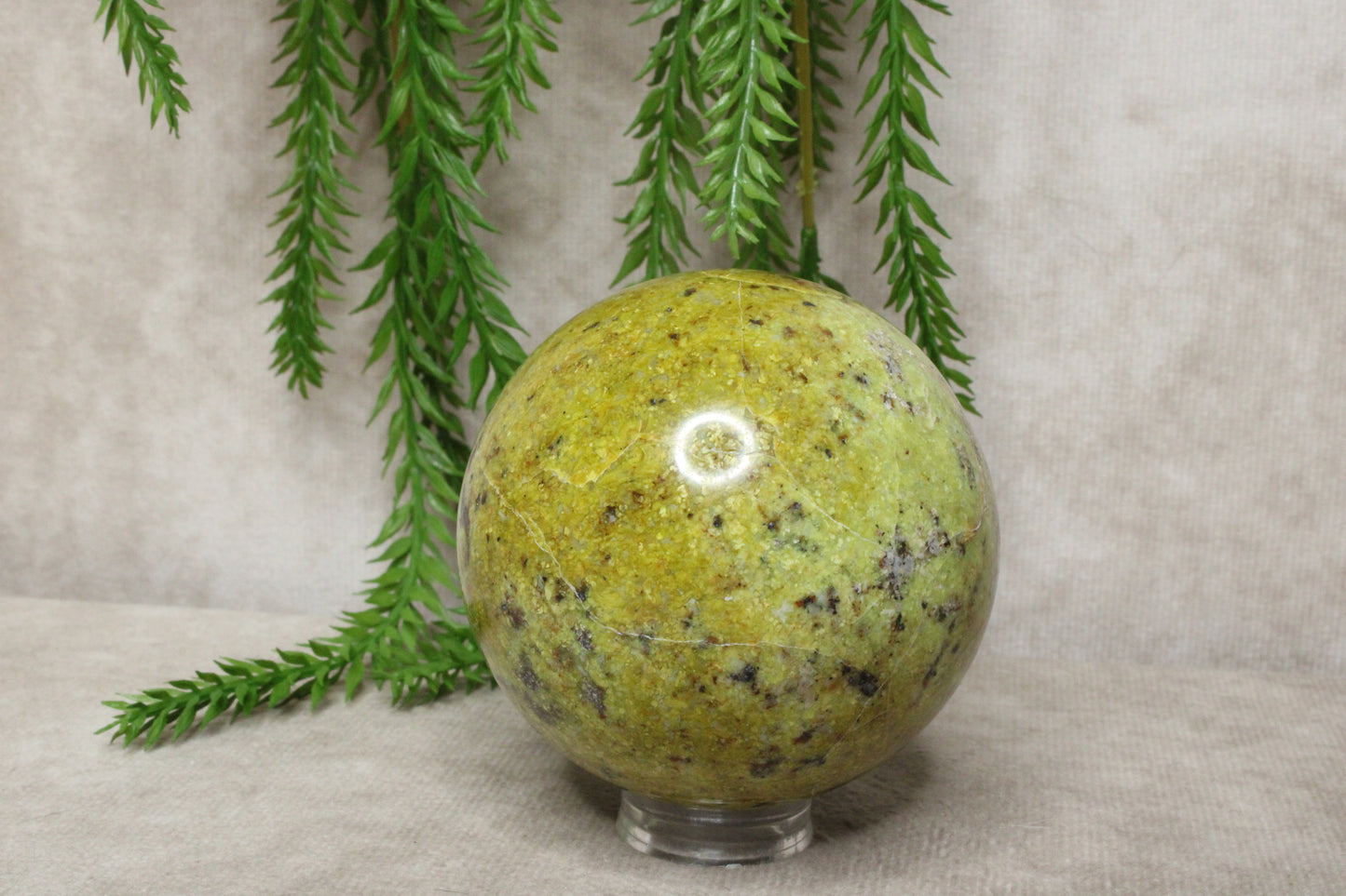 Groene opaal bol #0868