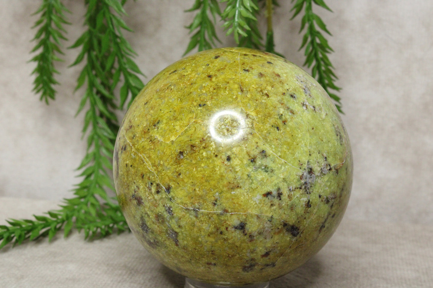 Groene opaal bol #0868