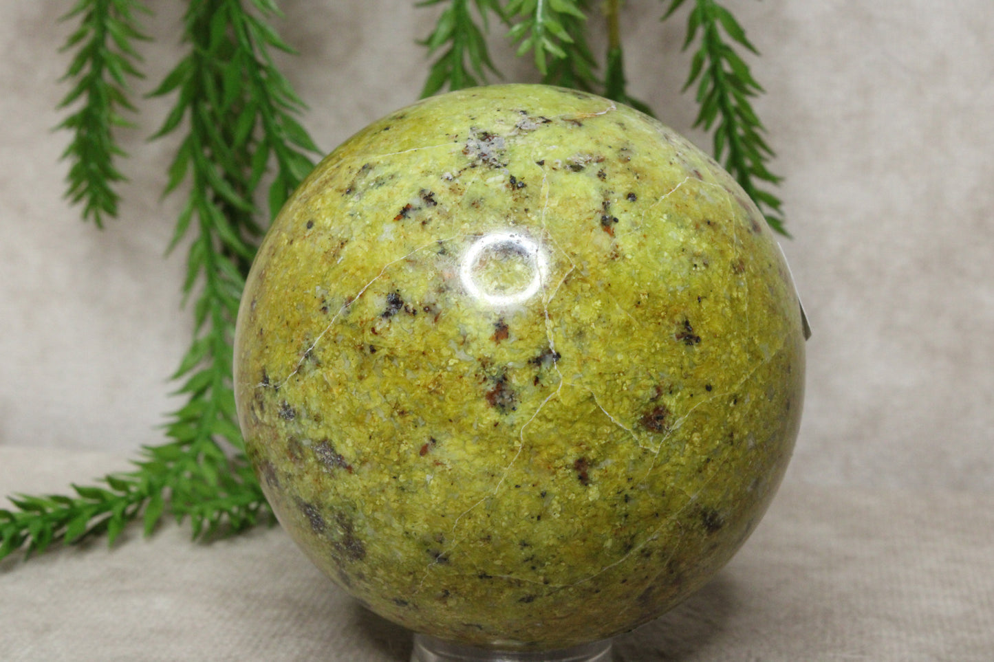 Groene opaal bol #0868