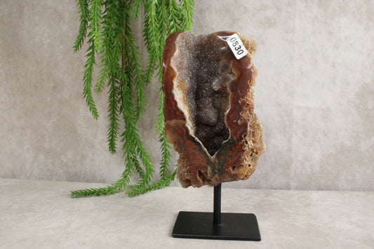 Agaat op standaard #0830