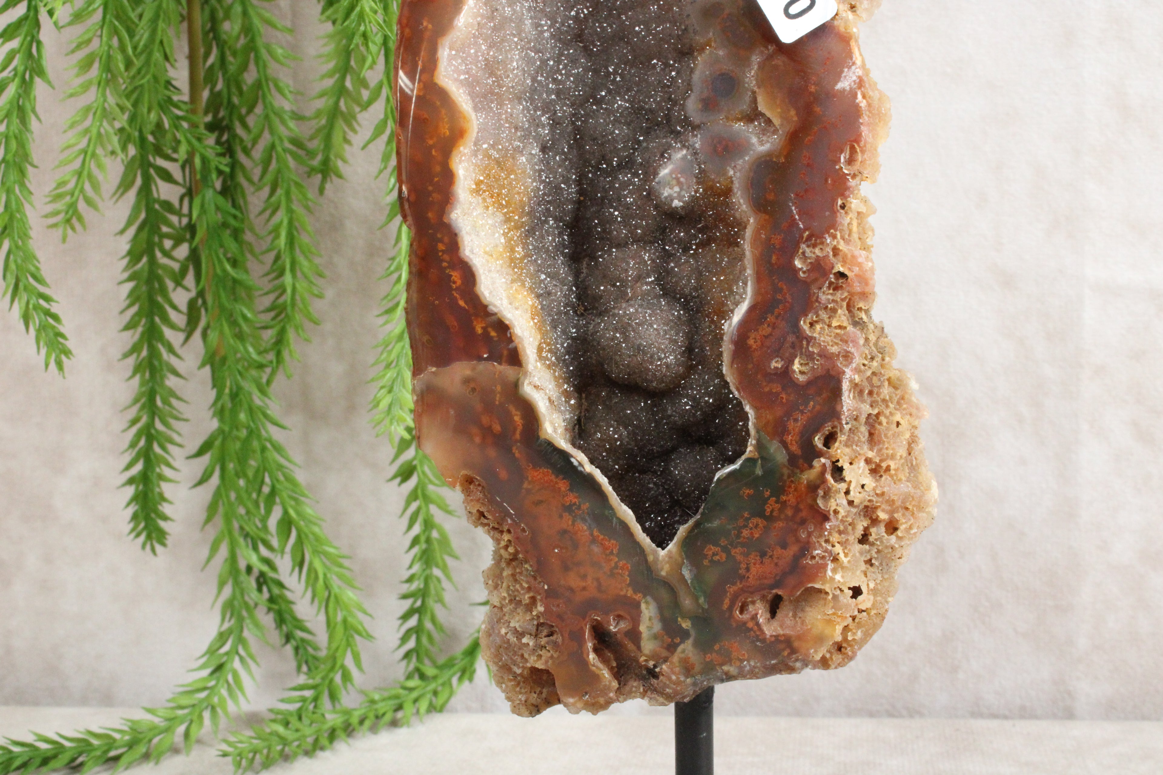 Agaat op standaard #0830