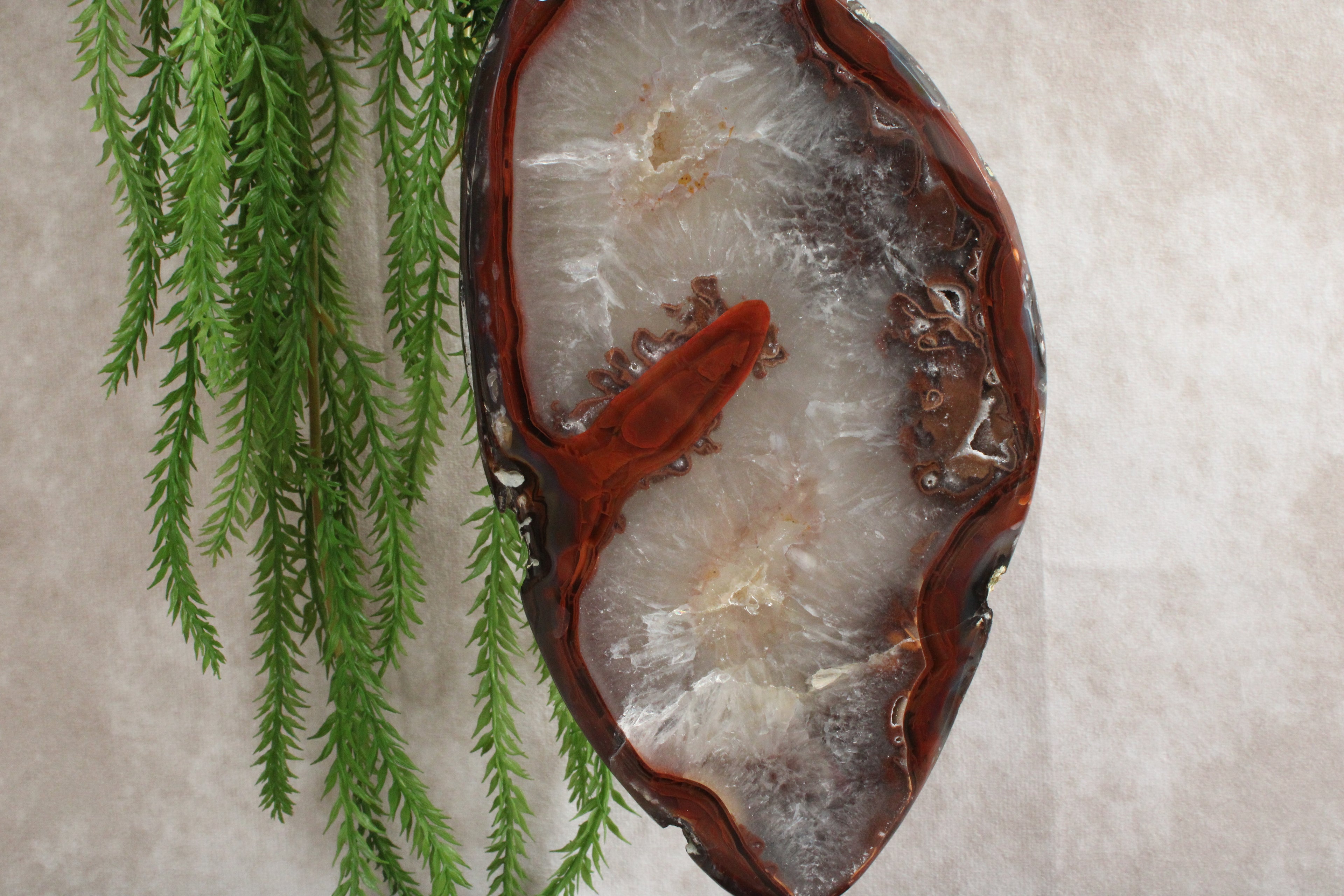 Agaat op standaard #1356