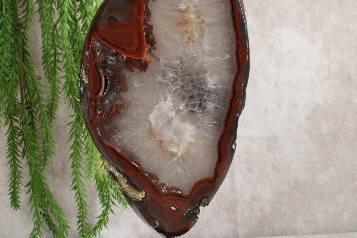 Agaat op standaard #1356