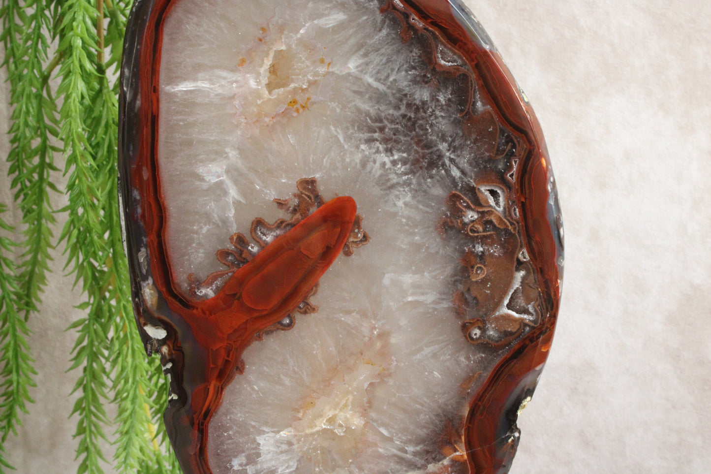 Agaat op standaard #1356